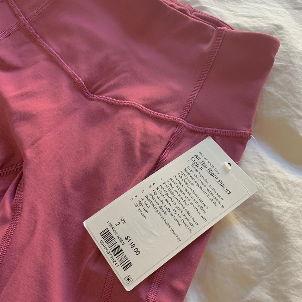Lululemon All The Right Places Crop